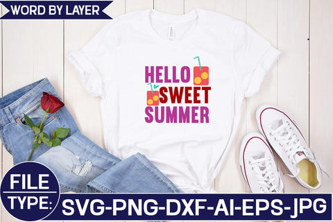 Hello Sweet Summer SVG Cut File SVG Studio Innate 