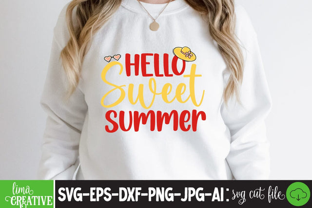 Hello Sweet Summer SVG Cute File SVG Insomnia Std 