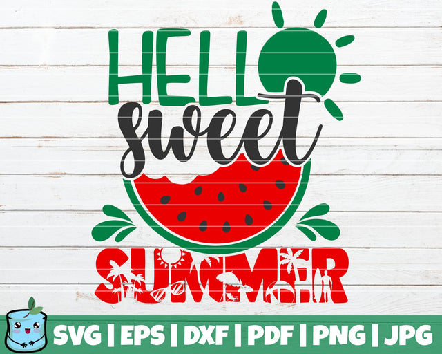 Hello Sweet Summer SVG MintyMarshmallows 