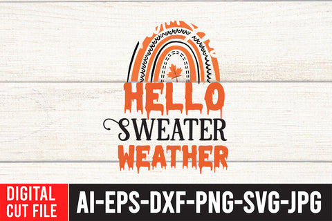 Hello Sweet Weather SVG Design SVG BlackCatsMedia 