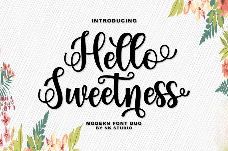 Hello Sweetness Font Nurul Kamal 