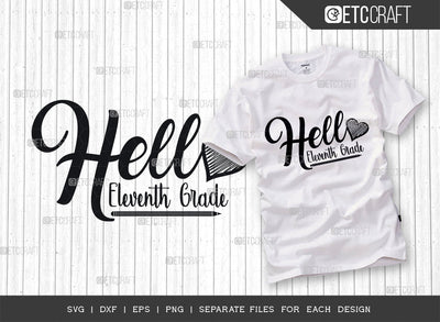 Hello Tenth Grade SVG Cut File, Tenth Grade Svg, Back To School Svg, Back To School Svg, Kinder Teacher Svg, School Quotes SVG ETC Craft 