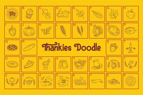 Hello Thankies - Warm Display Font Font Mozzatype 