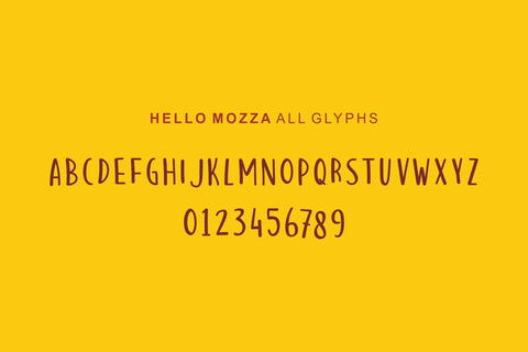 Hello Thankies - Warm Display Font Font Mozzatype 