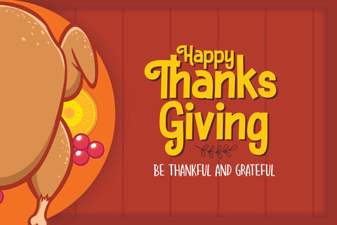 Hello Thankies - Warm Display Font Font Mozzatype 