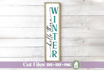 Hello There Winter Porch Sign SVG SVG LilleJuniper 