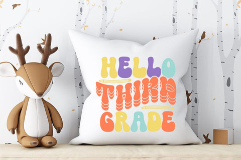 Hello Third Grade Retro SVG SVG Rafiqul20606 