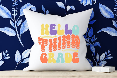 Hello Third Grade Retro SVG SVG Rafiqul20606 
