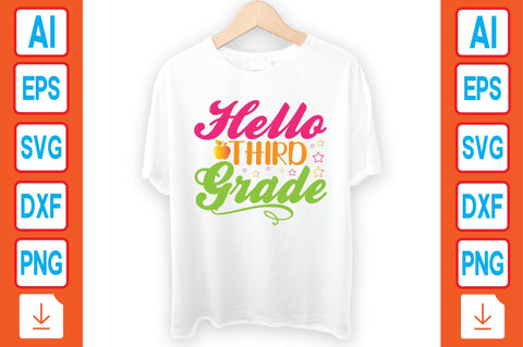 Hello Third Grade SVG Craftlabsvg24 