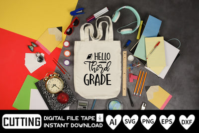 Hello Third Grade SVG CraftlabSvg29 