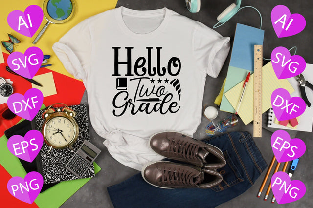Hello Two Grade SVG CraftlabSvg29 