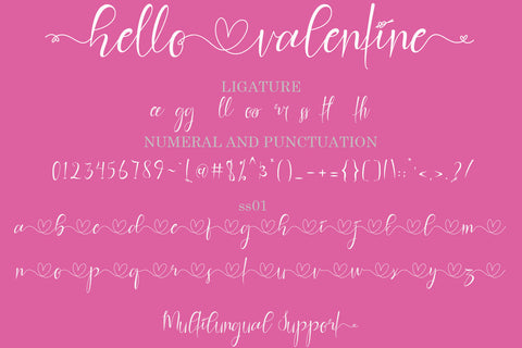Hello Valentine Font Prasetya Letter 