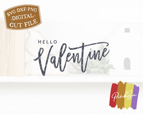 Hello Valentine SVG Files | Farmhouse Valentine's Day Svg | Valentine Svg | Commercial Use | Digital Cut Files (1138873299) SVG PinkZou 