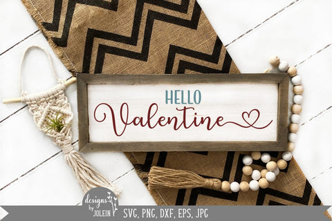 Hello Valetine SVG SVG Designs by Jolein 