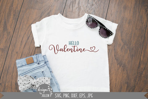 Hello Valetine SVG SVG Designs by Jolein 