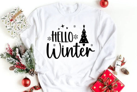 Hello winter, Christmas SVG SVG FiveStarCrafting 