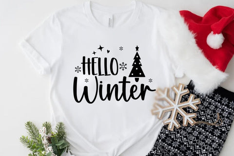Hello winter, Christmas SVG SVG FiveStarCrafting 