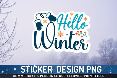 Hello winter Sublimation PNG Sublimation Regulrcrative 