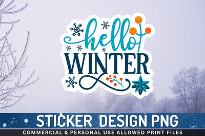 Hello winter Sublimation PNG Sublimation Regulrcrative 