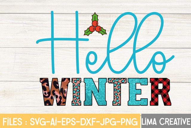 Hello Winter Sublimation Sublimation Insomnia Std 