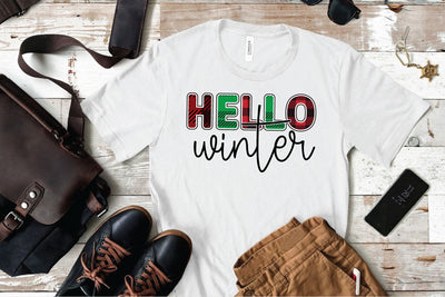 Hello winter SVG CraftingStudio 