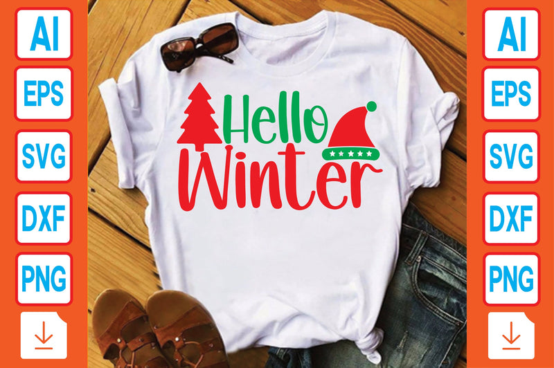 Hello Winter SVG Craftlabsvg24 