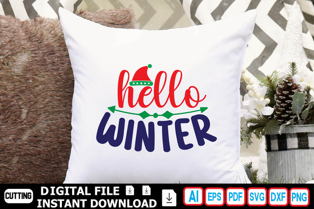 Hello Winter SVG Craftlabsvg24 