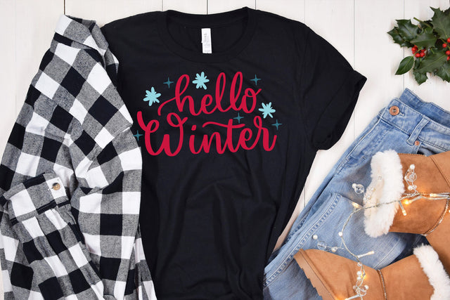 Hello Winter SVG Cut File SVG dapiyupi store 