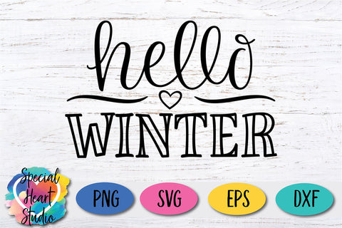 Hello Winter SVG Special Heart Studio 