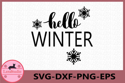Hello Winter svg SVG Lerastudio 