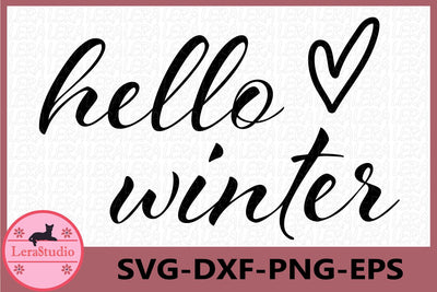 Hello Winter svg SVG Lerastudio 