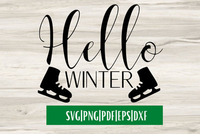 Hello Winter SVG SVG MockupSvgVenue 