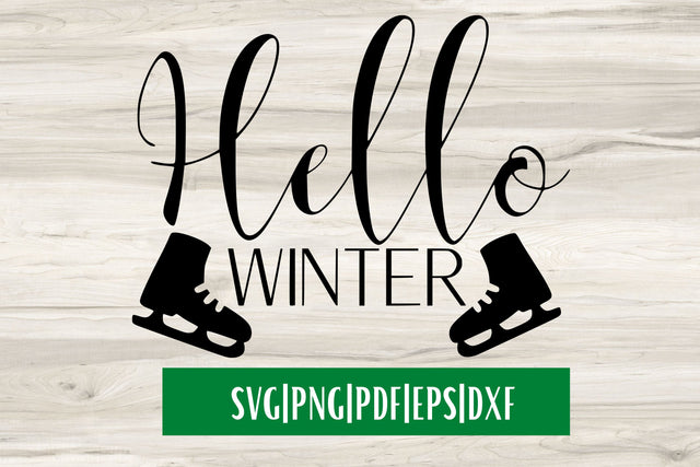 Hello Winter SVG SVG MockupSvgVenue 