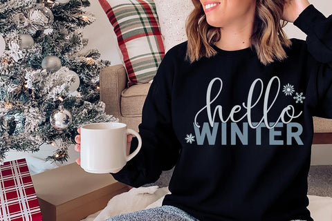 Hello Winter SVG SVG So Fontsy Design Shop 