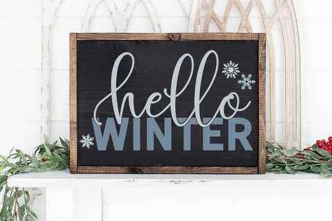 Hello Winter SVG SVG So Fontsy Design Shop 