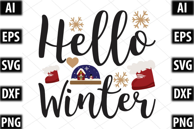 Hello, winter SVG SVGista 