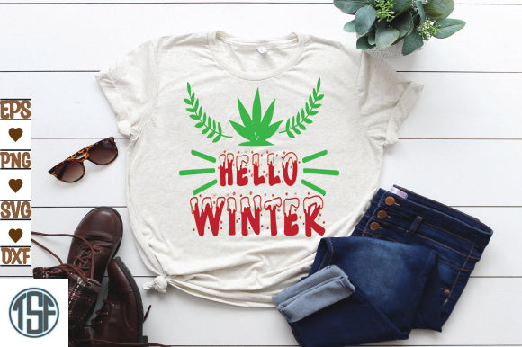 Hello winter SVG thesvgfactory 