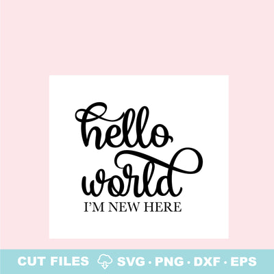 Hello World - I'm new here SVG Elise Cellucci 