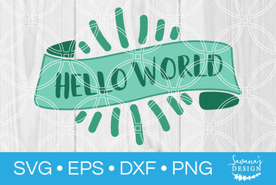Hello World SVG SavanasDesign 