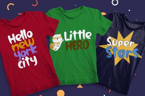 Hellobay Fun Children Typeface Font Creatype Studio 