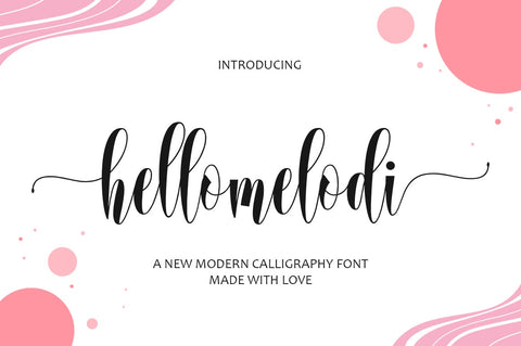 hellomelodi Font IRF Lab Studio 