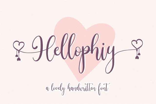 Hellophiy Font Qwrtype Foundry 