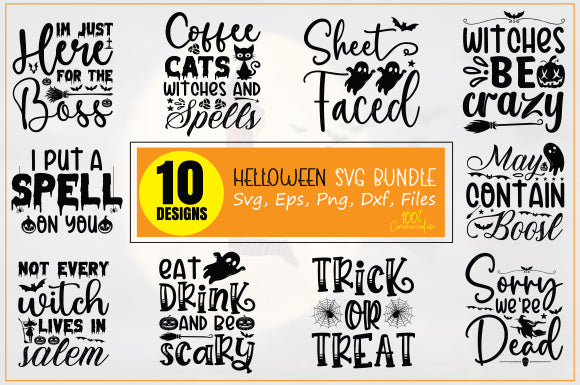 Helloween svg bundle commercial use SVG buydesign 