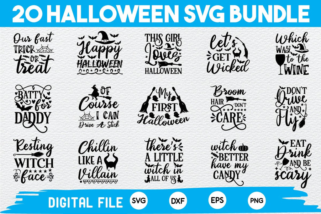 Helloween svg bundle cut file - So Fontsy