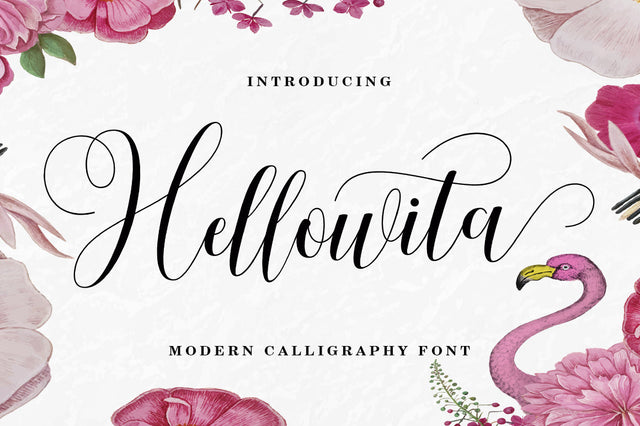 Hellowita Script Font muhammadzeky 