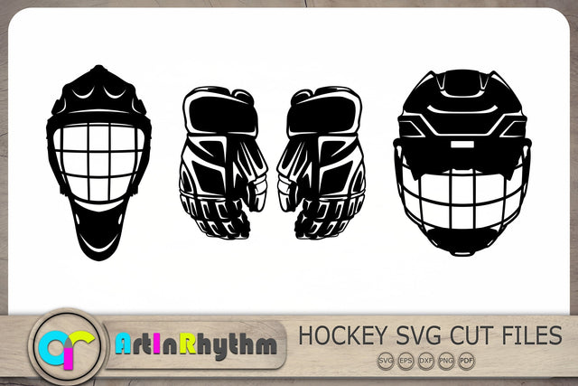 Helmet Svg, Hockey Svg, Goalie Mask Svg, Ice Hockey Svg SVG Artinrhythm shop 