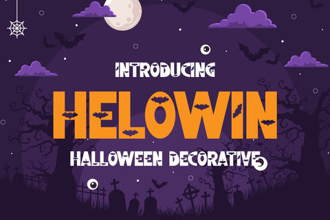 Helowin - Halloween Font Font Masyafi Studio 