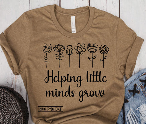 Helping Little Minds Grow SVG Calico Creations Svg 