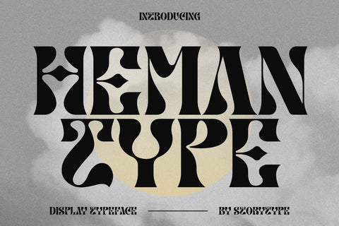 HEMAN Typeface Font Storytype Studio 