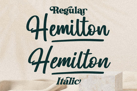 Hemilton Font Letterena Studios 